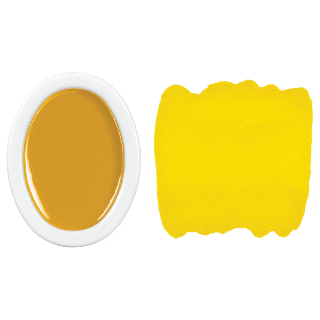 Prang Watercolour Oval Paint Set Refills - 12 Pack (Yellow)